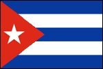Large flag of Cuba